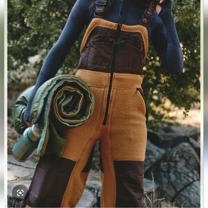 Brown and Tan Overalls